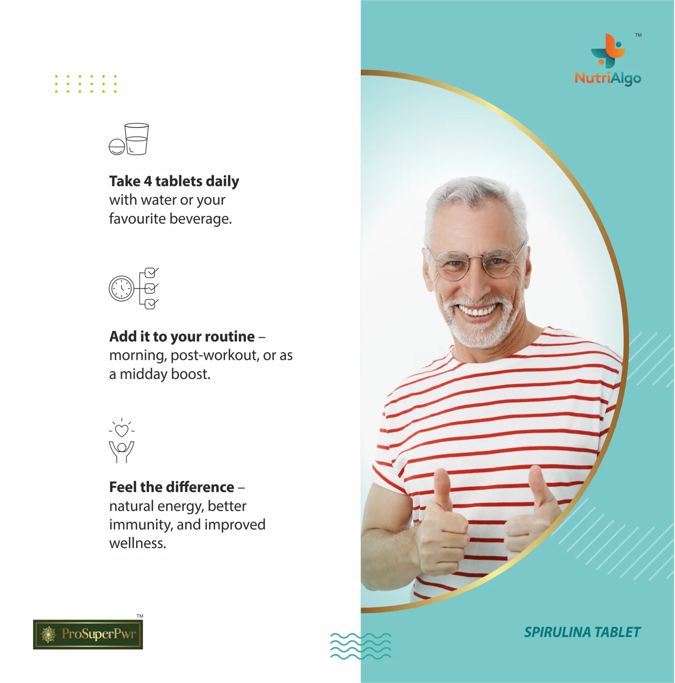 ProSuperPwr Spirulina Tablets - Natural tryptophan supplement in India explaining why you are tired after 8 hours of sleep and how to fix it naturally.