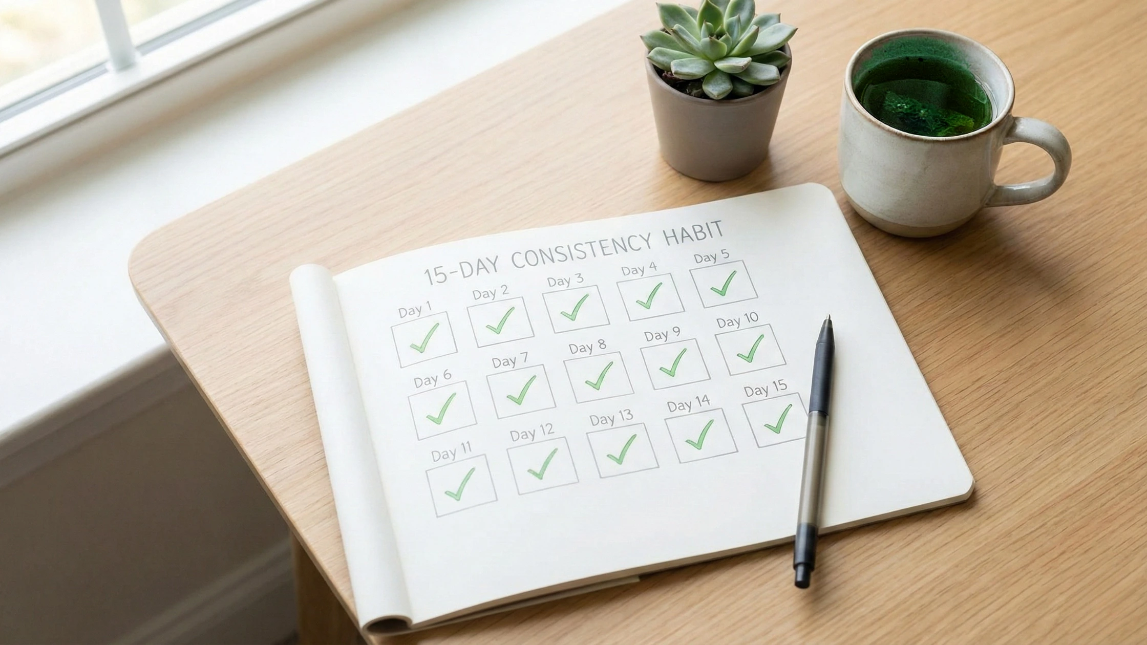 The 15-Day Habit Visual