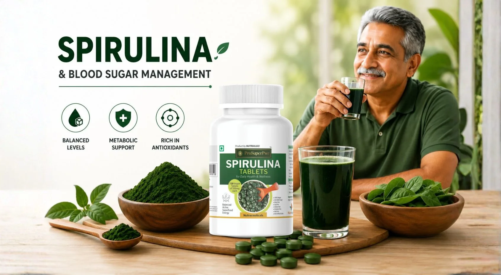 Spirulina Blood Sugar Management India